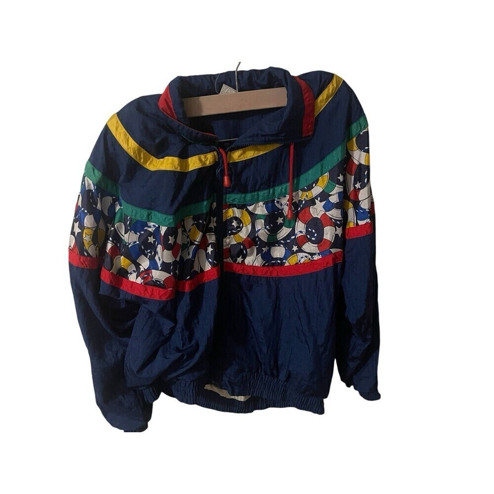 Vintage Windbreaker Lavon by cheerful corp 80’s Size Medium Made In Japan